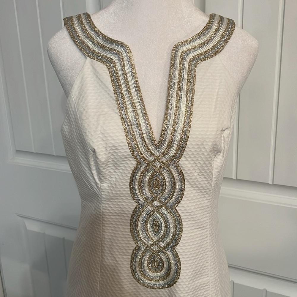 LILLY PULITZER NWT Women’s size 4 Valli Shift sleeveless dress. Holiday/wedding - Picture 3 of 16
